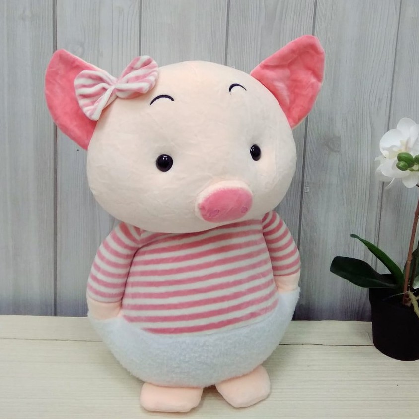 Boneka Pig Kantong 36cm/boneka animal/boneka babi/kado ultah