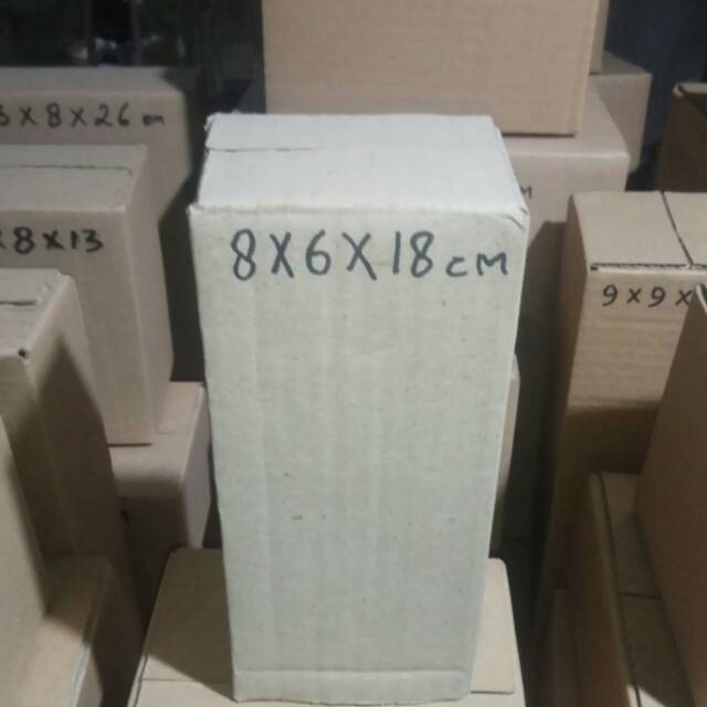 

Box Kardus Packing Online 8x6x18 cm