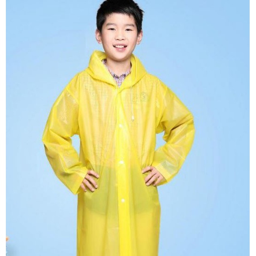 (NCS) EVA Raincoat - Jas Hujan Anak - lightweight Raincoat (model terusan)