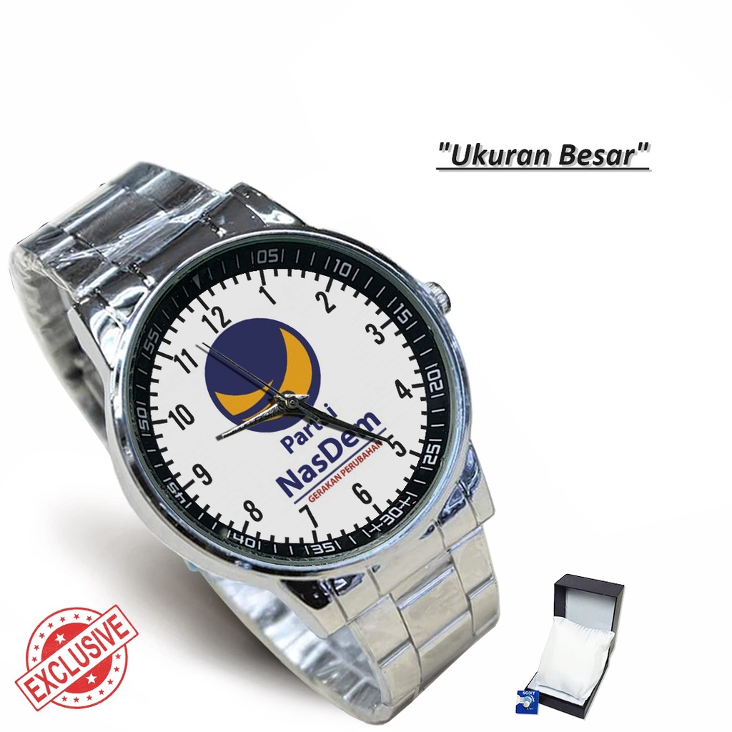 Jam Tangan Rantai Couple PARTAI NASDEM - 03 (Nice)