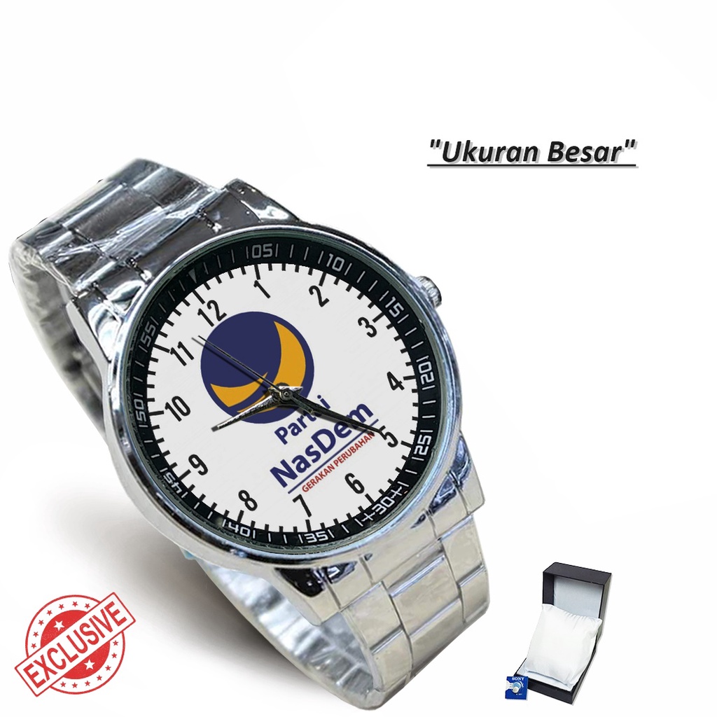 Jam Tangan Rantai Couple PARTAI NASDEM - 03 (Nice)