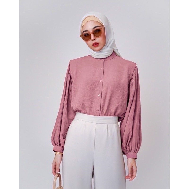 Aisa Blouse Crinkle Premium || Crinkle Blouse Shanghai