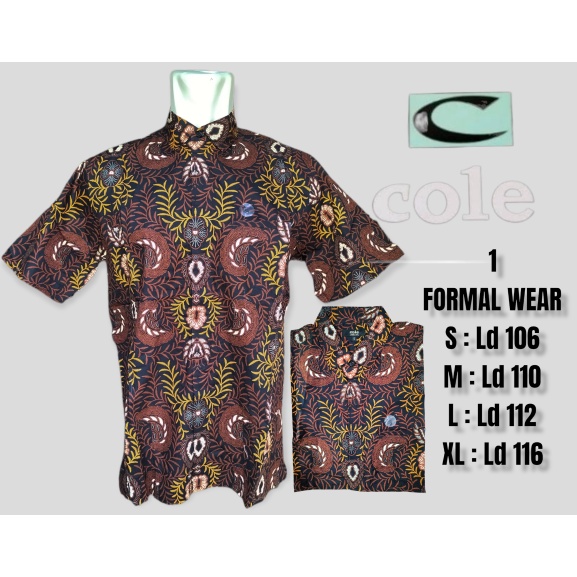kemeja batik cole original