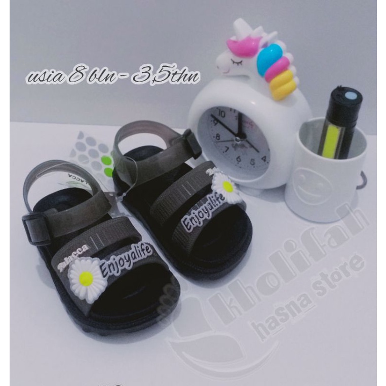 SANDAL ANAK PEREMPUAN 0 - 3,5thn TALI BUNGA MATAHARI  Dulux 323e