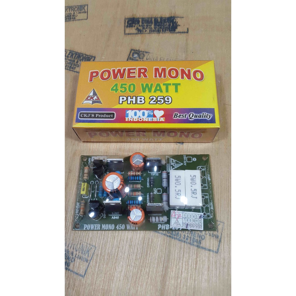 Jual KIT DRIVER POWER 450 WATT MONO Indonesia|Shopee Indonesia