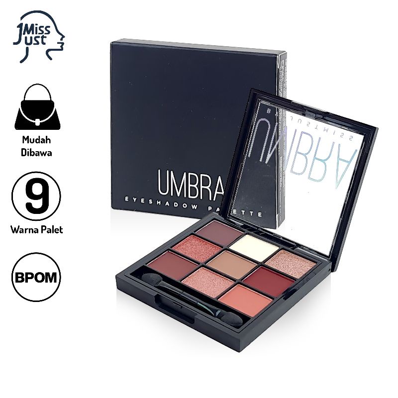 Just Miss Eyeshadow Palette 9 Warna Umbra Perona Mata BPOM
