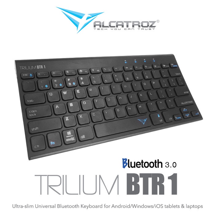 Alcatroz Keyboard Wireless Trilium BTR 1