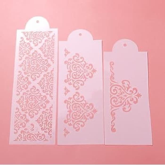 

Flower Vines Cake Stencil (3pcs) #13
