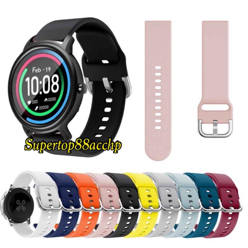 Strap SMART WATCH XIAOMI MIBRO AIR MI BRO AIR Tali Jam Rubber Colorful Buckle Model Active