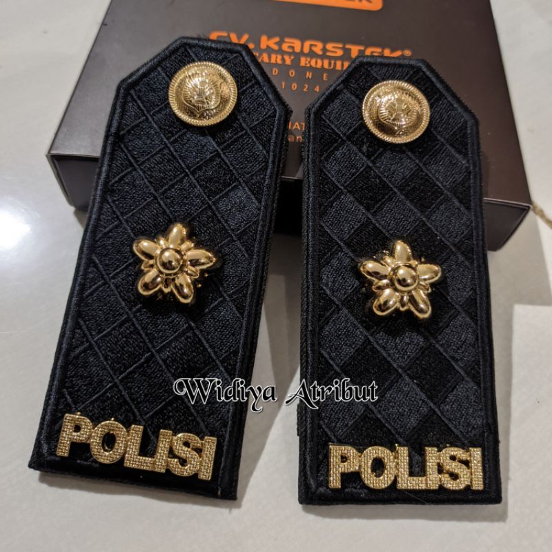 Pangkat PDU KOMPOL - Pangkat PDU POLISI KOMPOL - Pangkat POLISI KOMPOL Original Karstek