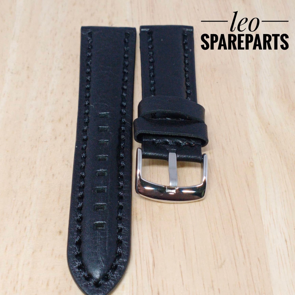 Tali jam kulit / 24mm