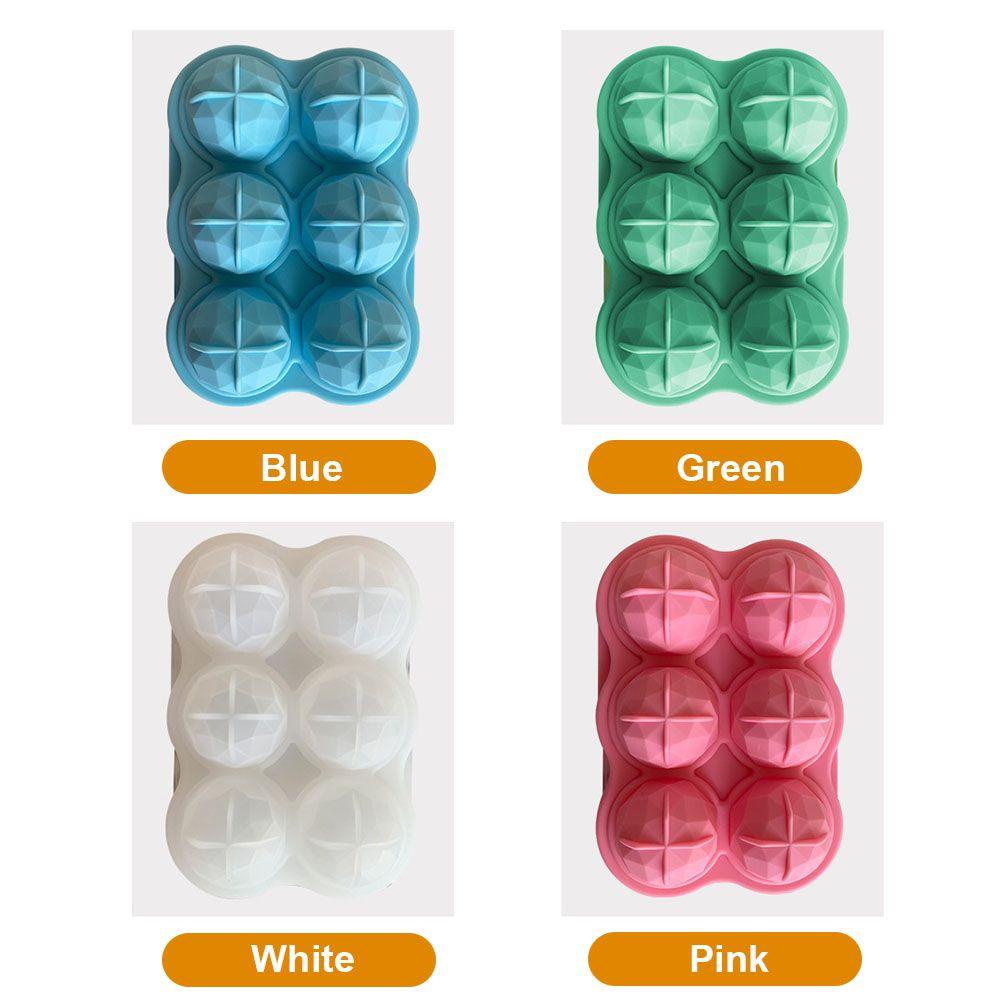 Solighter Pembuat Es Batu Dapat Digunakan Kembali Untuk Whiskey Sphere Silicone Mold Bar 3D Bentuk Berlian