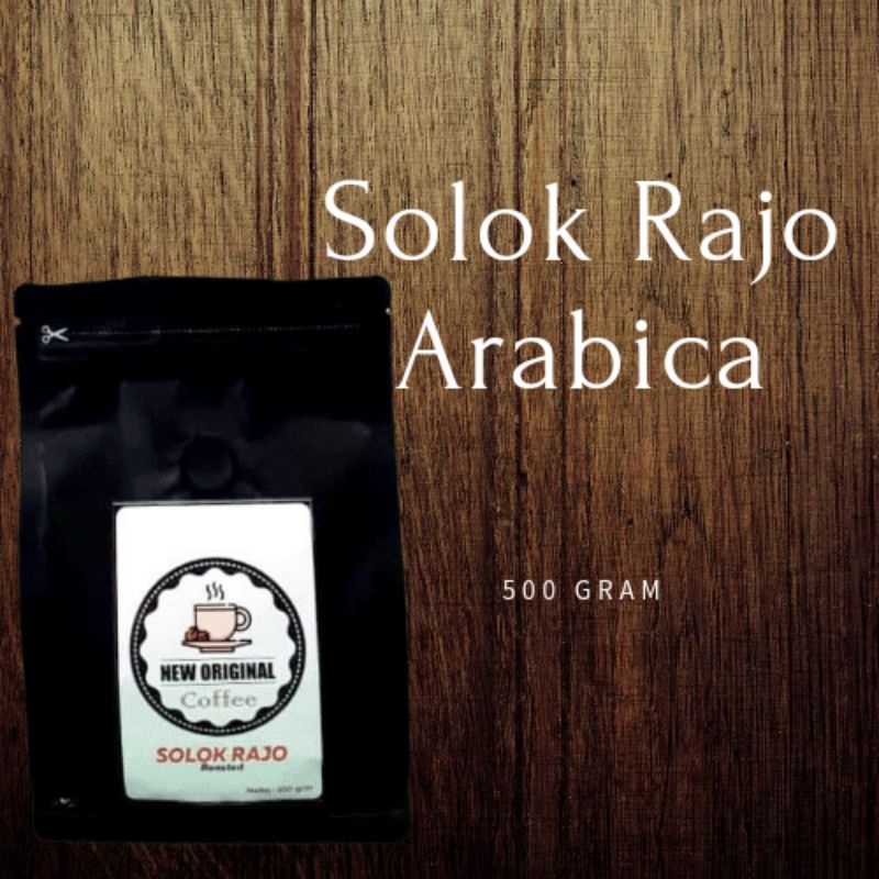 

Kopi Solok Rajo Arabica 500 gram - Roasted - Beans Coffee