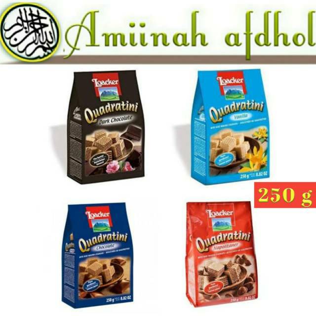 

Loacker Quadratini [250 g] 4 Varian