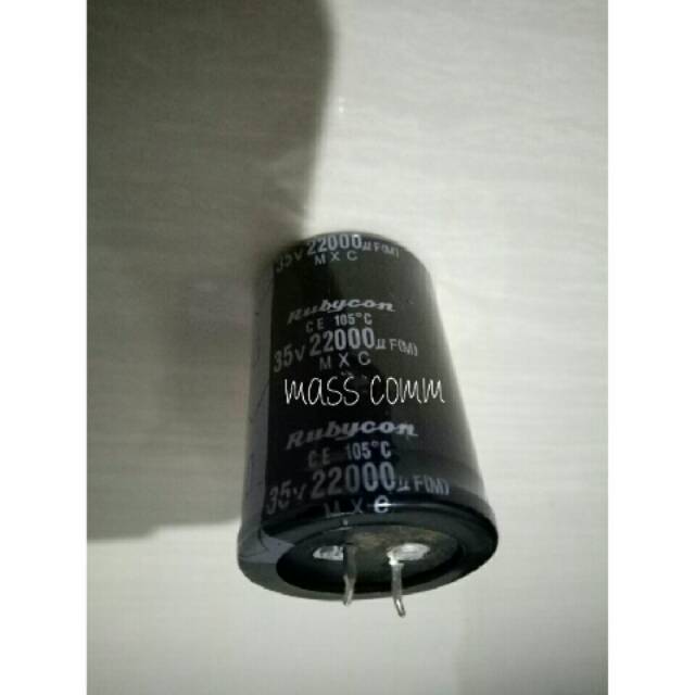 ELCO RUBYCON 35V 22000UF UNTUK POWER SUPPLY REPEATER MOTOROLA CDR500