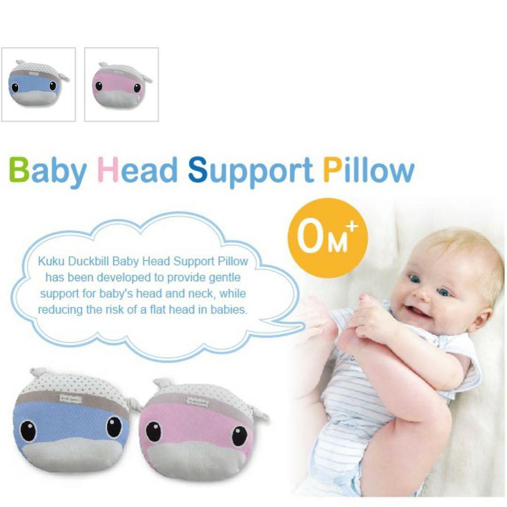 KU.KU Duckbill Bantal bayi / Kuku Duckbill Baby Head Support Pillow KU2064