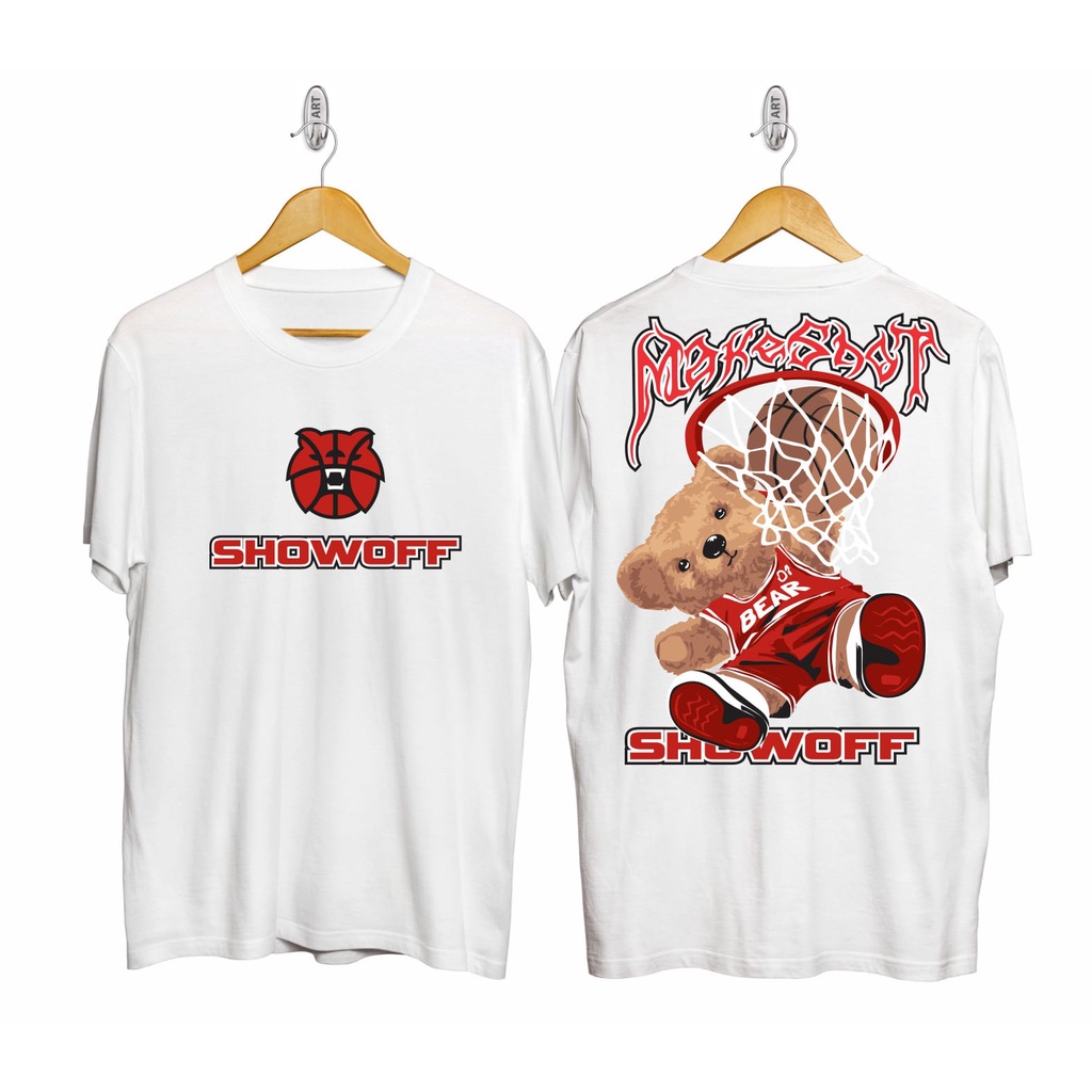 Kaos murah Kaos distro murah baju  distro pria t-shirt murah combed30s SD BEAR BALL