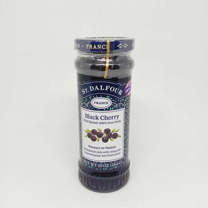 

ST DALFOUR BLACK CHERRY JAM 284 G - Selai Olesan