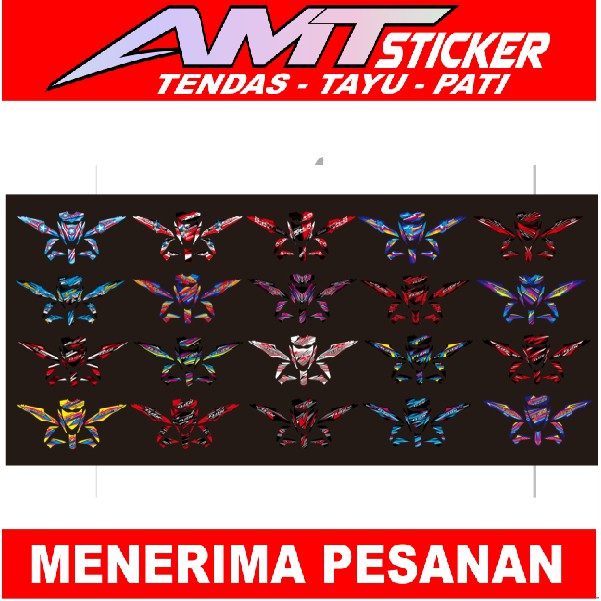 [Terlaris] Stiker Decal Motor KLX Stiker Motor CRF Stiker KLX BF Stiker Motor Decal Motor