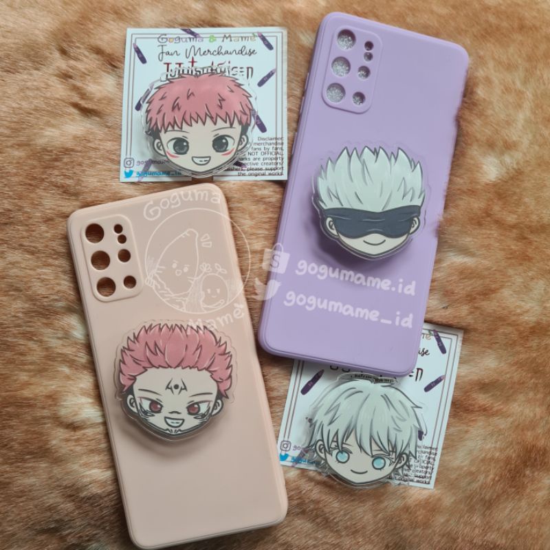 GOGUMAME ☆ Jujutsu Kaisen Fan Merchandise Gojo Satoru Itadori Yuji Phone Holder Akrilik Tebal 3mm Fa