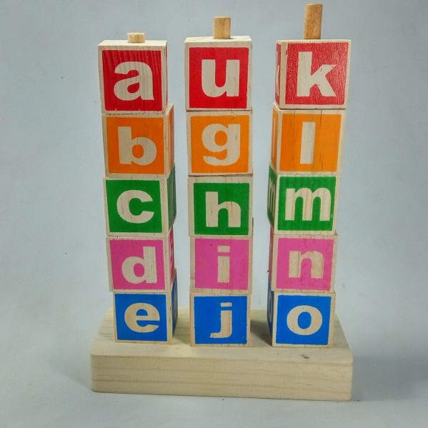 

Balok Susun Huruf Sablon