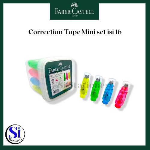 

Correction Tape Faber Castell MINI SET isi 16