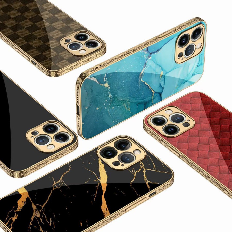 Casing GKK Iphone 11 Pro Max 6.5 Inch 2019 Marble Pattern Glass Original