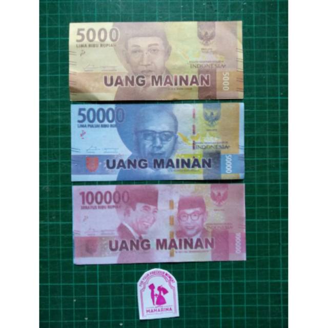 Uang mainan untuk mahar kertas doff