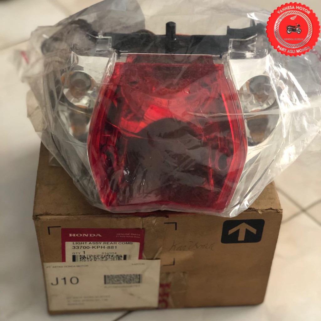 LAMPU STOP BELAKANG ASSY HONDA KARISMA ORI AHM 125 33700-KPH-881