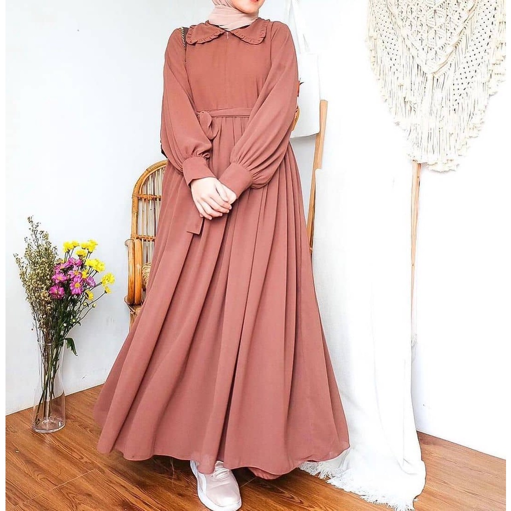 CASABLANKA MAXI IK MANGO CRAPE LD 112 CM PB 138 CM ZIPPER DEPAN BUSUI ( BACA DESKRIPSI SEBELUM ORDER ) Gamis Dewasa Gamis Murah Meriah Promo Gamis Wanita Terbaru 2021 Gamis Dress Muslim Remaja Gamis Kondangan Polos BEST SELLER