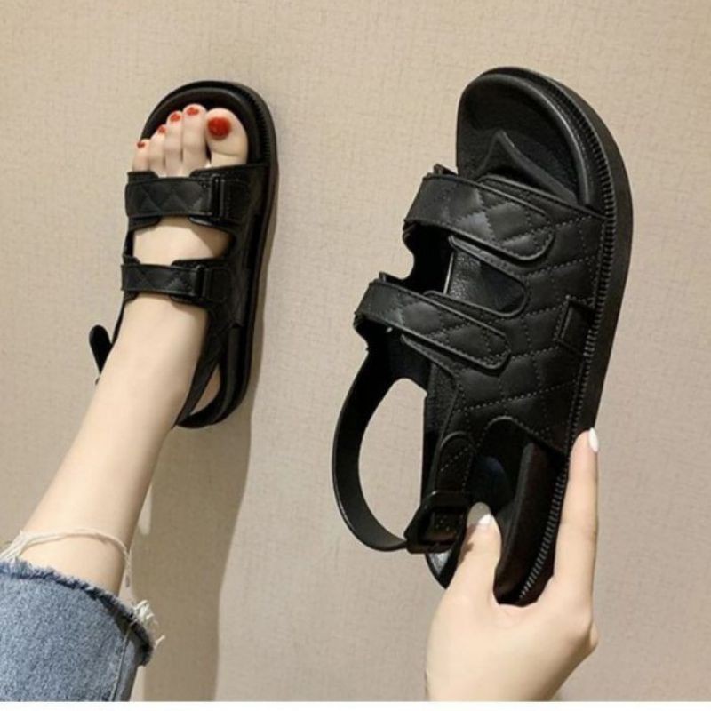 [READY STOCK] Sandal Birken Wanita Jelly Import Tali 1728/ Sandal Jelly TikTok