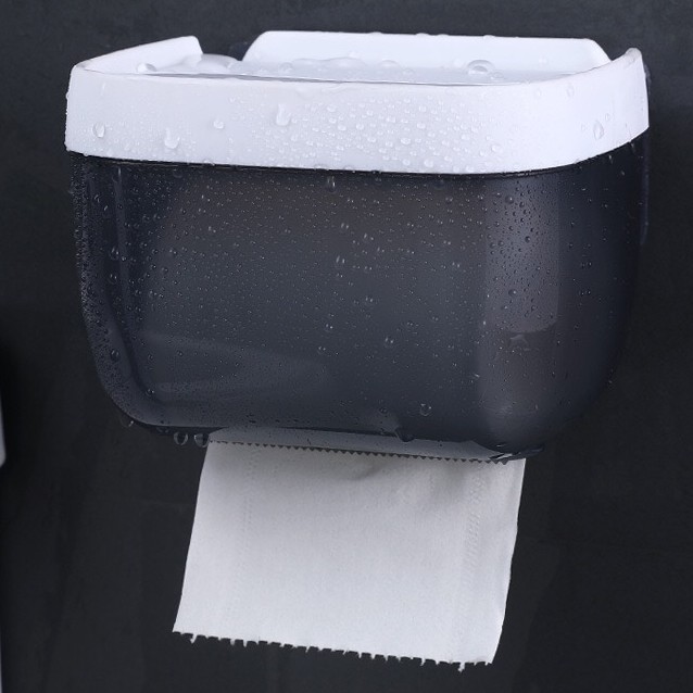 [CTSHOP]Tempat Tissue Toilet WC Dinding Roll Gulung Tempel Dinding Keramik / Kotak Tissue Tempel