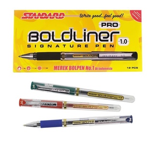 Jual PULPEN BOLDLINER PRO 1.0 STANDARD PEN Pulpen Tanda Tangan Bolpen ...