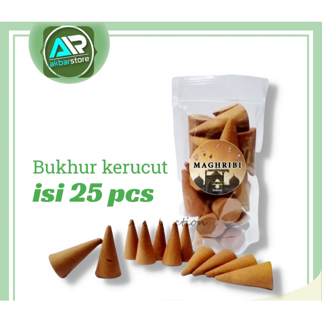 Bukhur Maghribi Buhur Pengharum Ruangan Buhur Kerucut Isi 25