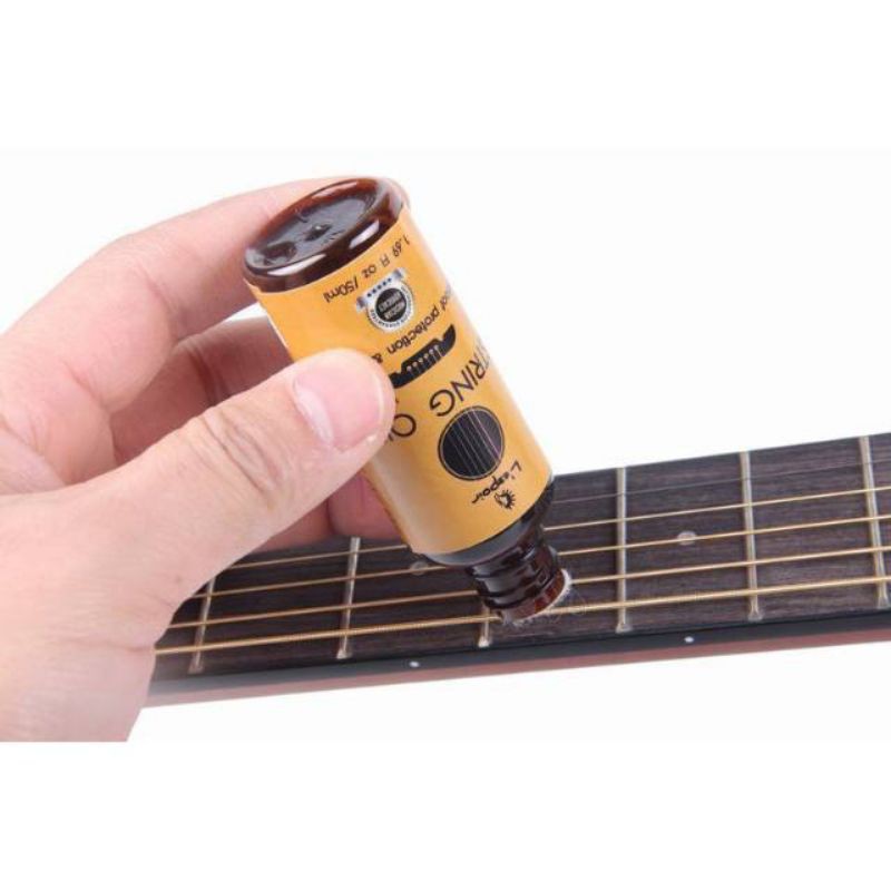 Pembersih Senar Gitar Akustik Elektrik Klasik Bass Ukulele Merek Lespoir Original 50ml