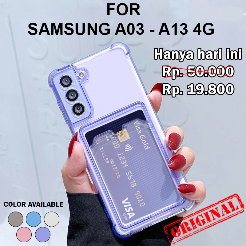 CARD SLOT case Samsung Galaxy A03 - Samsung A13 4G softcase hp casing tpu case photocard tpu slim ko