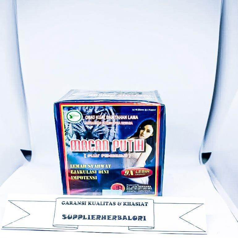 KAPSUL MACAN PUTIH ORIGINAL PREMIUM HOOT