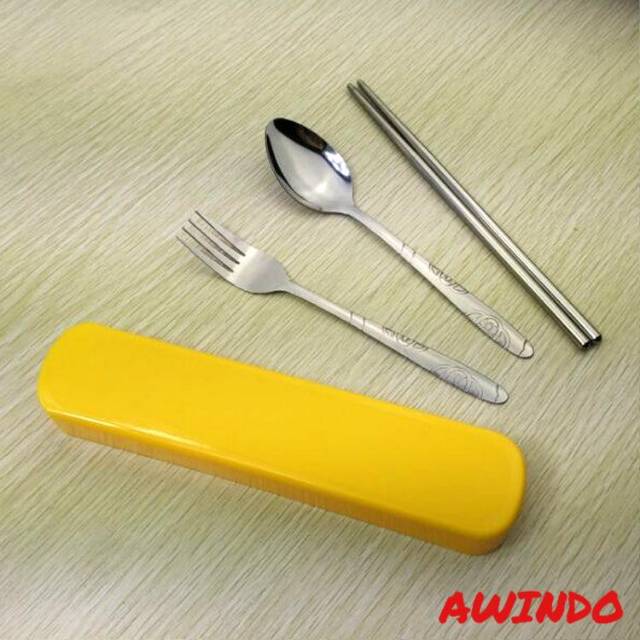 TERMURAH PAKET SET ALAT MAKAN SENDOK GARPU STAINLESS STEEL SPOON FORK SET