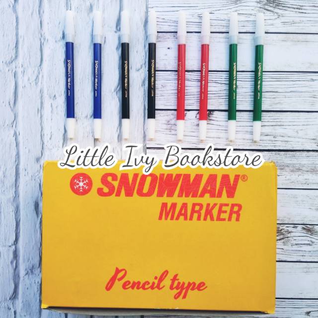 

Snowman Spidol / Marker Pencil Type. Alat Tulis Kantor / Sekolah