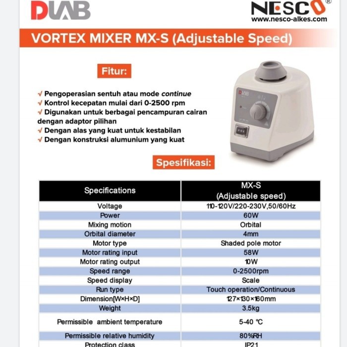 Jual VORTEX MIXER DLAB Tipe MXS LABORATORY Shopee Indonesia