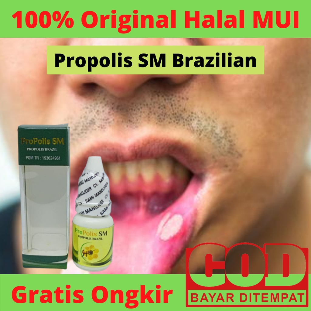 Jual Original COD Obat Tetes Sariawan Bibir Pecah Pecah Bau Mulut Alami Indonesia