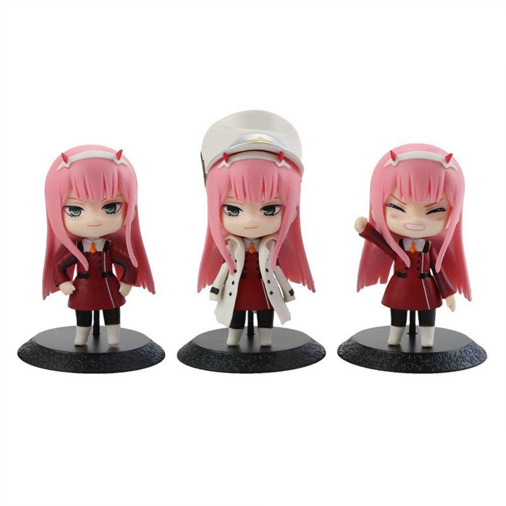 Lanfy Dar-ling in the FRANXX Figure Mainan Hadiah Mainan Anak Zero Two02 EXQ Ver 10CM Model Toys