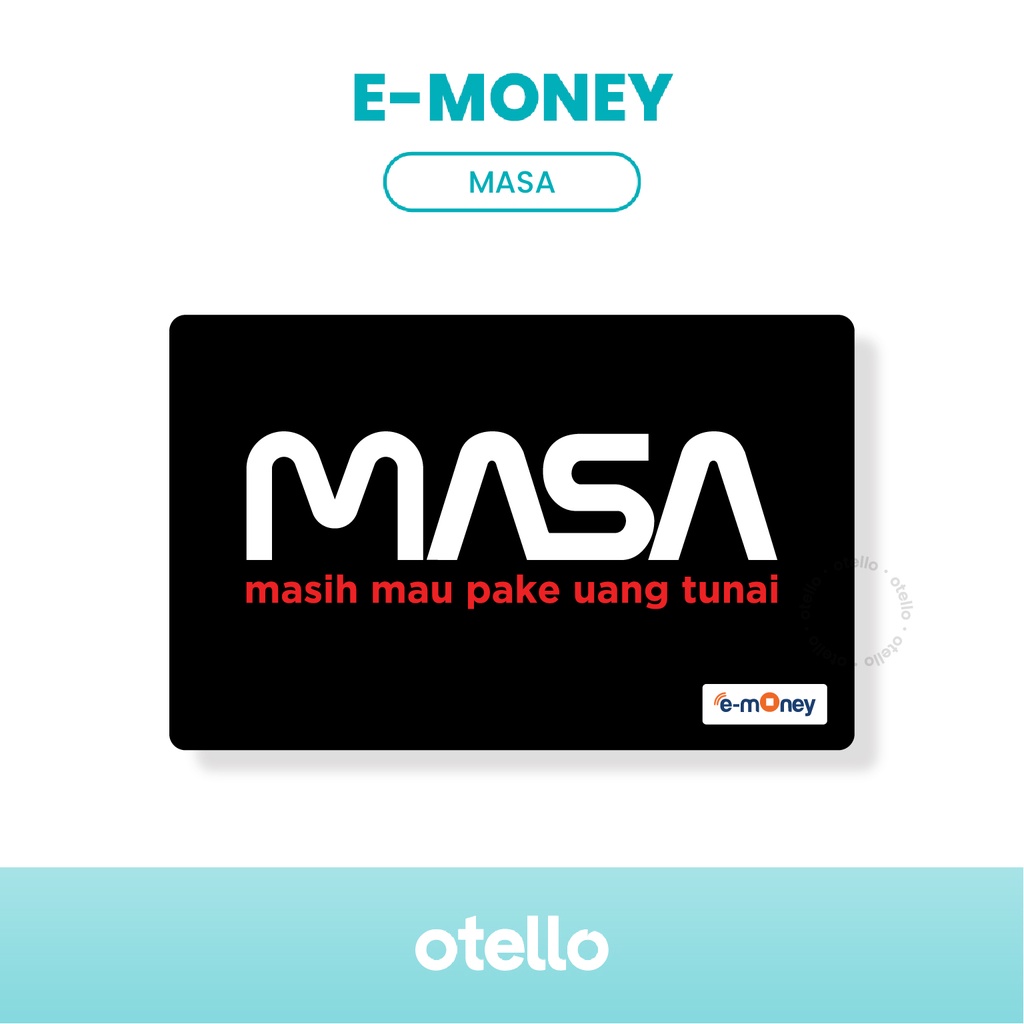 Kartu eMoney MASA e-Money Card eToll Mandiri Print Unik Lucu Meme Karakter UV