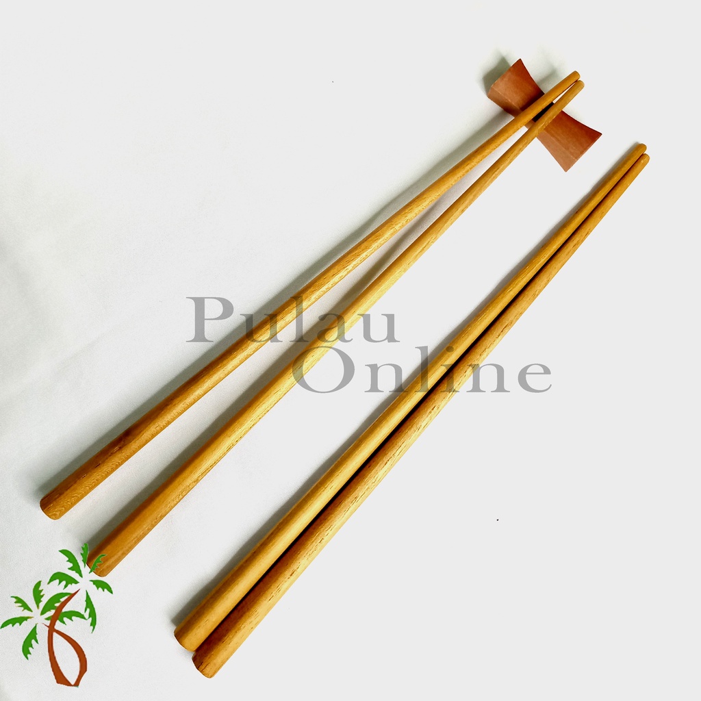 Sumpit Kayu Jati 23cm - Chopstick