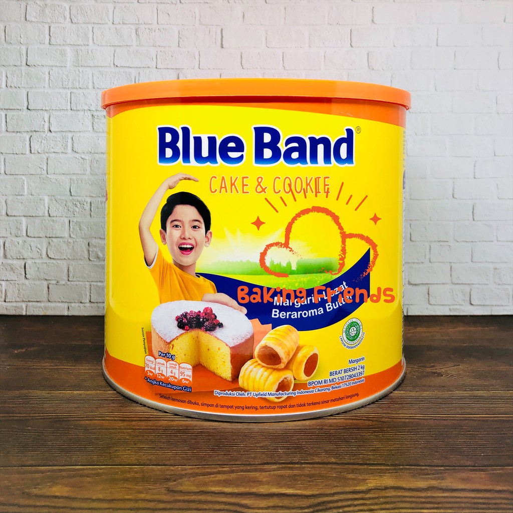 

BLUEBAND CAKE AND COOKIE 2KG/MENTEGA BLUE BAND CAKE & COOKIES 2 KG/MARGARIN KUE