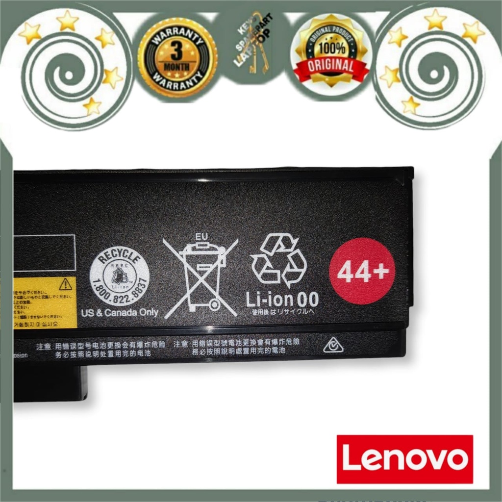 Baterai Battery Batre Laptop Original IBM Lenovo Thinkpad resmi X230 X230S X230i 45N1025 45N1027 45N1028 45N1029 44+