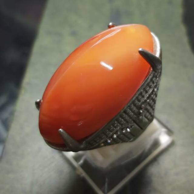 Pandan Nanas Merah Jumbo - Cincin Batu Akik