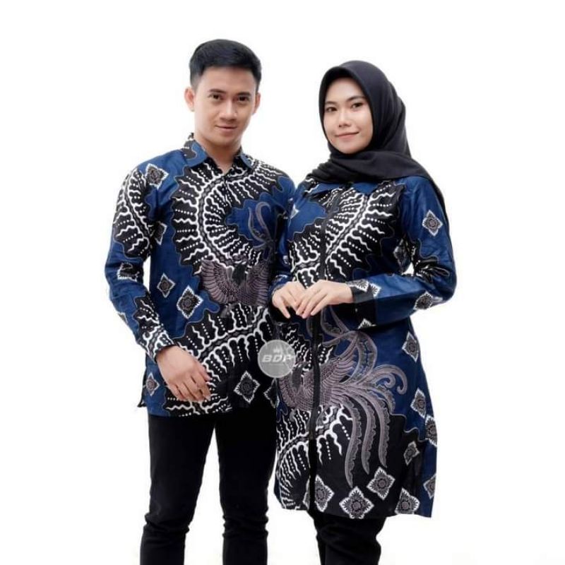 Batik COUPLE Tunik Kemeja Sarimbit Batik