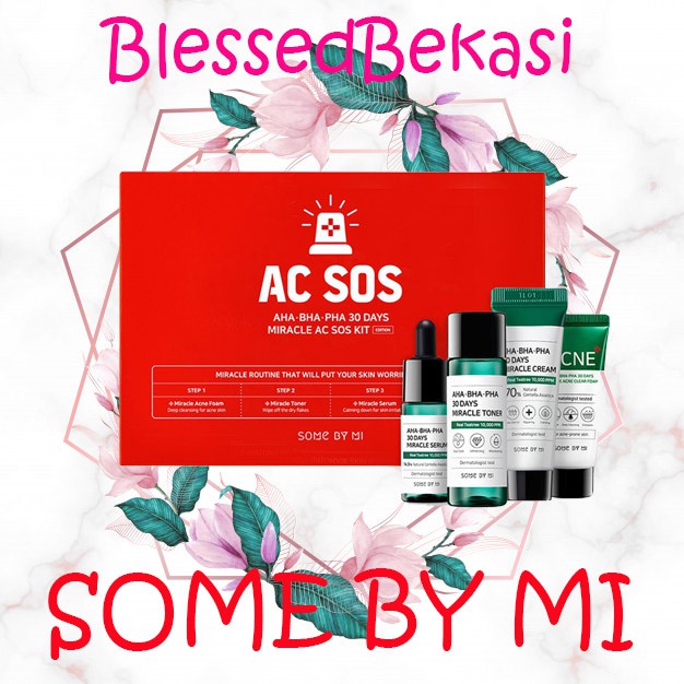 SOMEBYMI AHA-BHA-PHA 30 Days Miracle AC SOS Kit / Starter Kit Somebymi / Somebymi AC SOS Kit