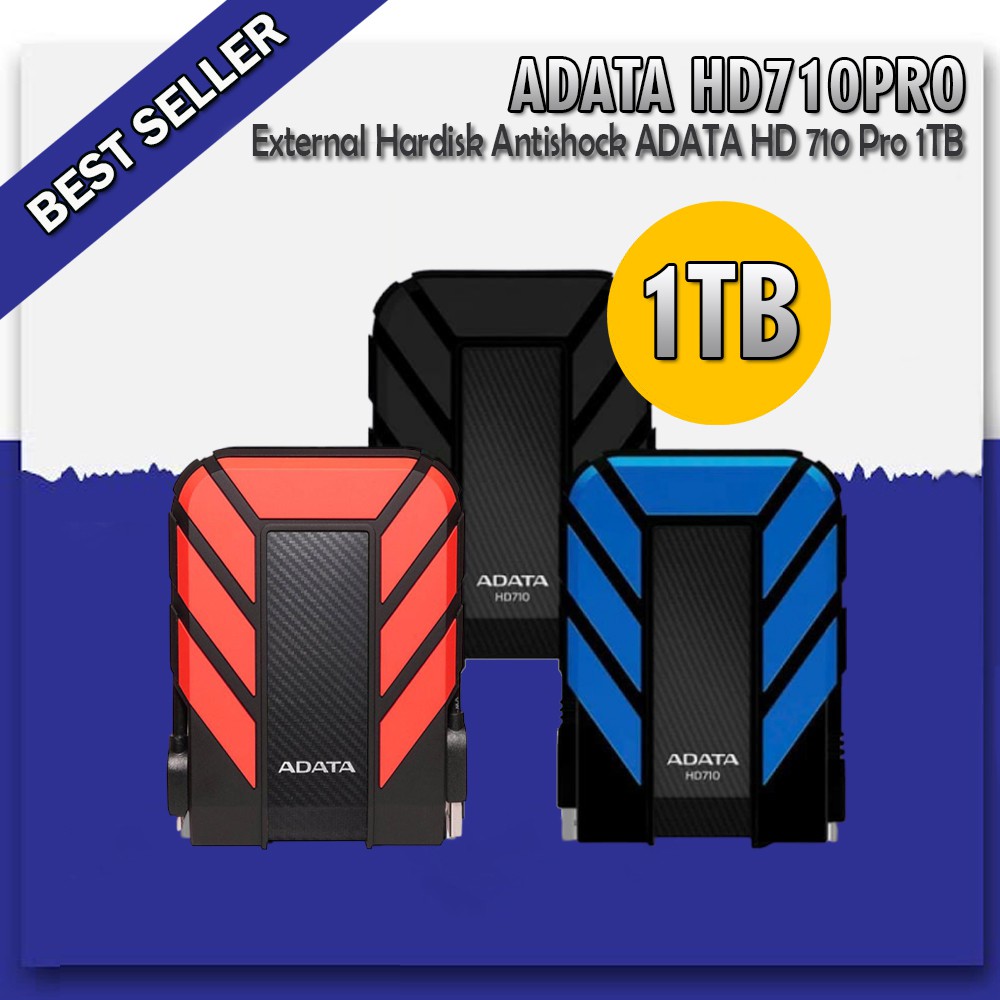 ADATA HD710 Pro 1TB Hardisk Eksternal Adata USB 3.1 Antishock WaterProof